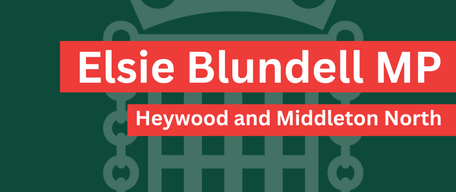 Elsie Blundell MP for Heywood and Middleton North