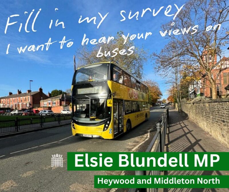 Fill in my survey about bus services