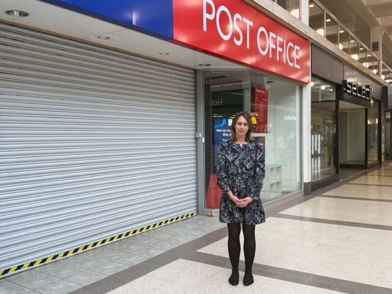 The old Post Office in Middleton Shopping Centre